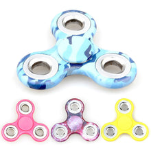 fidget spinner Tri-Spinner Fidget Hand Spinner Camouflage Multi-Color EDC Focus Toys finger spinner kids toys children gift