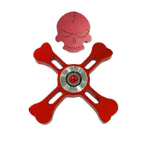 Rainbow Face fidget spinner metal Kids toy Tri-Spinner Fidget Hand Spinner Multi-Color EDC Focus Toys finger spinner