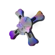 Rainbow Face fidget spinner metal Kids toy Tri-Spinner Fidget Hand Spinner Multi-Color EDC Focus Toys finger spinner