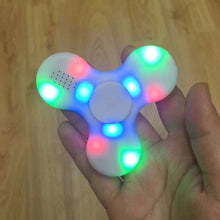 led spinner toy Wireless Bluetooth Speakers Fidget Hand Spinner Triangle EDC Focus Finger Toy top Fingertip gyro fidget spinner