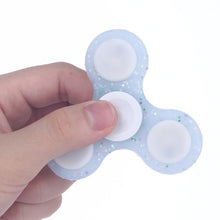 Silica gel Gyro fidget Led fidget spinner Anti stress toys for kids adults Fidget Spinner Single Decompression Luminescence toy