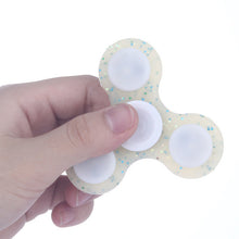 Silica gel Gyro fidget Led fidget spinner Anti stress toys for kids adults Fidget Spinner Single Decompression Luminescence toy