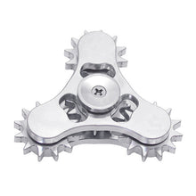 fidget spinner metal Hand Spinner 3 teeth linkage devil level Funny Toy Finger spinner