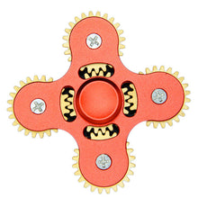 Finger spinner top toy Gear Fidget Hand Tri Spinner Metal EDC Toy Stuffer Gift For Kids Adults