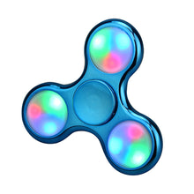 led spinner toy LED Light Fidget Hand Spinner metal Torqbar Finger Toy EDC Focus Gyro finger spinner Anti stress toys