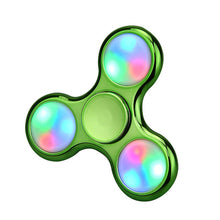 led spinner toy LED Light Fidget Hand Spinner metal Torqbar Finger Toy EDC Focus Gyro finger spinner Anti stress toys