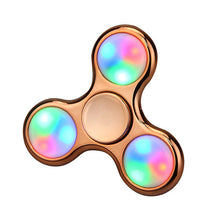 led spinner toy LED Light Fidget Hand Spinner metal Torqbar Finger Toy EDC Focus Gyro finger spinner Anti stress toys