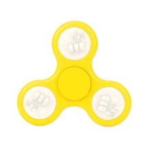 led spinner toy  LED Light Tri Fidget Hand Spinner Triangle Finger Toy EDC Focus ADHD Autism finger spinner toys gift