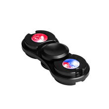 fidget spinner with LED Light Fidget Hand Spinner Triangle Alloy Finger Toy EDC Focus ADHD Autism Adult Kids toy fidget spinner