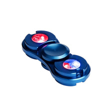 fidget spinner with LED Light Fidget Hand Spinner Triangle Alloy Finger Toy EDC Focus ADHD Autism Adult Kids toy fidget spinner