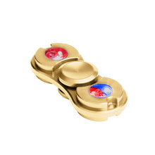 fidget spinner with LED Light Fidget Hand Spinner Triangle Alloy Finger Toy EDC Focus ADHD Autism Adult Kids toy fidget spinner