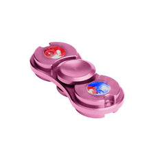 fidget spinner with LED Light Fidget Hand Spinner Triangle Alloy Finger Toy EDC Focus ADHD Autism Adult Kids toy fidget spinner