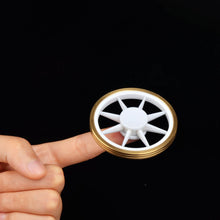 Finger spinner toy Steering Wheel Metal Ring Finger Gyro Rotation Decompression Toys Kids Fidget spinner drop shipping