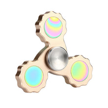 Finger spinner toy Tri Fidget Hand Spinner Triangle Torqbar Finger Toy EDC Focus ADHD Autism metal finger spinner toy drop ship