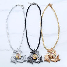 5.2cm/2.0" Tri Fidget Hand Spinner Finger Focus Toy Pendant Necklace H510 fingertip gyro pendant time gem alloy necklace #GH20
