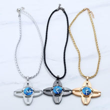 1pc fingertip gyro necklace Pendant Time Necklace Gold Silver Black Tri Fidget Hand Spinner Finger Focus Toy #GH20